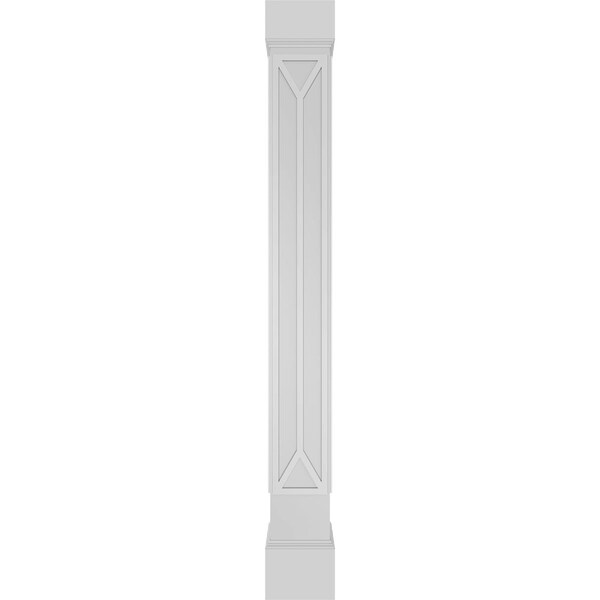 Ekena Millwork Craftsman Classic Square Non-Tapered San Carlos Mission Style Fretwork Column - CC1208ENSCDMIMI