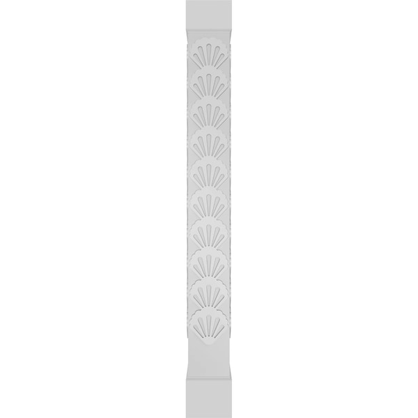Ekena Millwork Craftsman Classic Square Non-Tapered Bondi Fretwork Column w/ Standard Capital & Standard Base - CC1008ENBNDCSCS