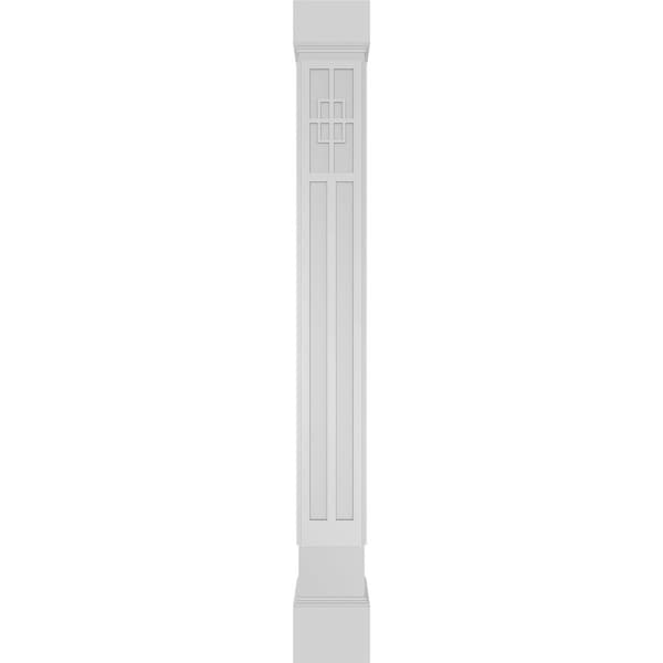 Ekena Millwork Craftsman Classic Square Non-Tapered San Antonio Mission Style Fretwork Column - CC1209ENSADMIMI