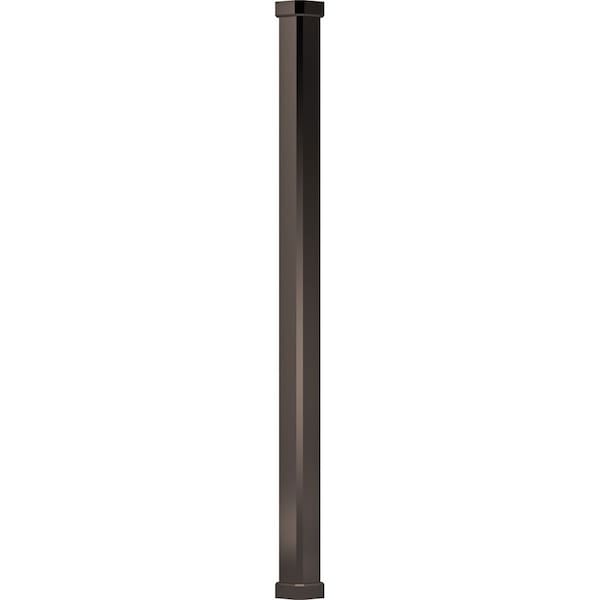 Ekena Millwork 6" x 8' Endura-Aluminum Craftsman Style Column, Square Shaft (Load-Bearing 20,000 lbs) Non-Tapered - EA0608ENPSCCRCR