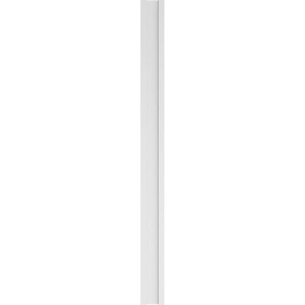 Ekena Millwork Fluted PVC Pilaster w/Standard Capital & Base, 8"W x 102"H x 2"P - PILP08X102FL01-2