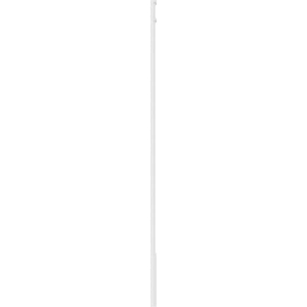 Ekena Millwork Two Equal Raised Panel PVC Pilaster w/Decorative Capital & Base, 9"W x 102"H x 2"P - PILP09X102DRP02-2