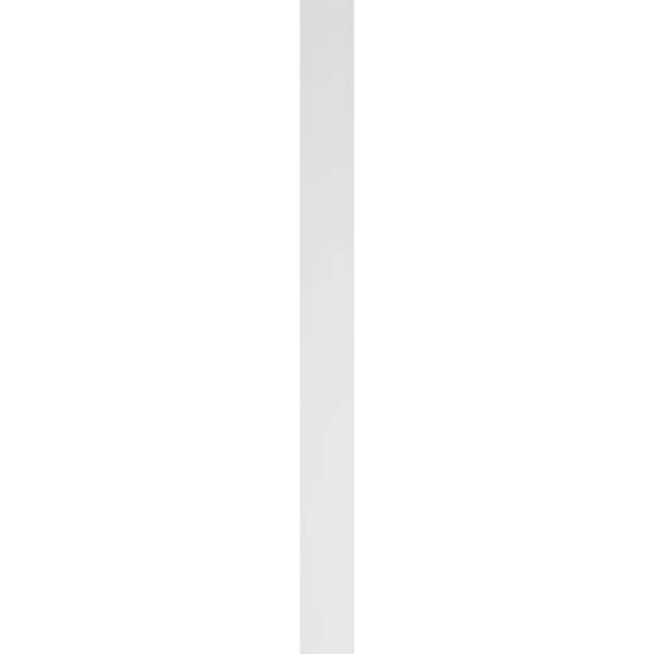 Ekena Millwork Plain PVC Pilaster w/Decorative Capital & Base, 5"W x 60"H x 2"P - PILP05X060SM02-2