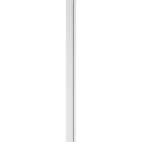 Ekena Millwork Fluted PVC Pilaster w/Decorative Capital & Base, 8"W x 108"H x 2"P - PILP08X108FL02-2