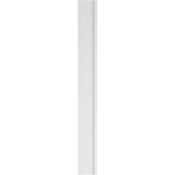Ekena Millwork Fluted PVC Pilaster w/Standard Capital & Base, 12"W x 108"H x 2"P - PILP12X108FL01-2