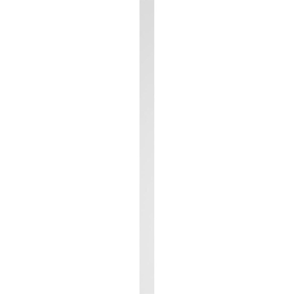 Ekena Millwork Fluted PVC Pilaster w/Standard Capital & Base, 6"W x 120"H x 2"P - PILP06X120FL01-2