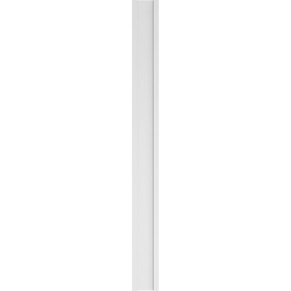 Ekena Millwork Fluted PVC Pilaster w/Standard Capital & Base, 10"W x 108"H x 2"P - PILP10X108FL01-2