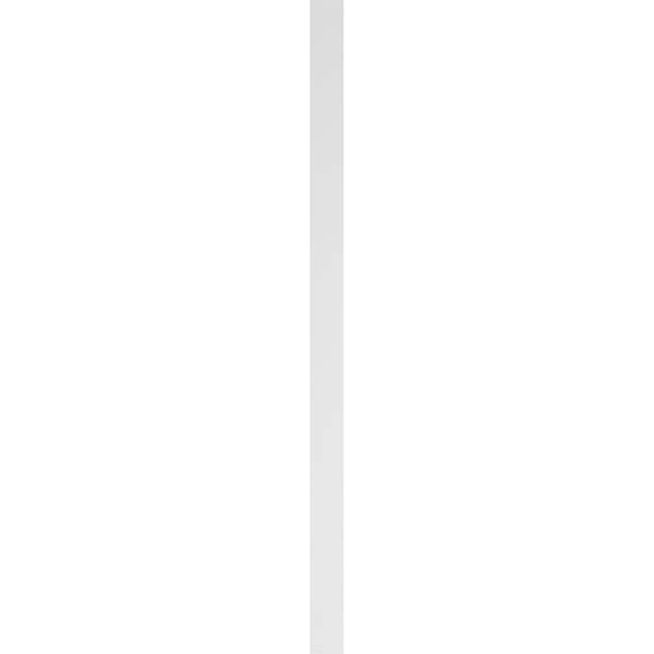 Ekena Millwork Two Equal Raised Panel PVC Pilaster w/Standard Capital & Base, 5"W x 96"H x 2"P - PILP05X096DRP01-2