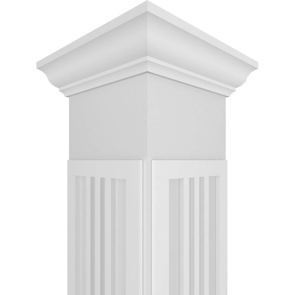Ekena Millwork Craftsman Classic Square Non-Tapered San Miguel Mission Style Fretwork Column - CC1010ENSMDCRCR