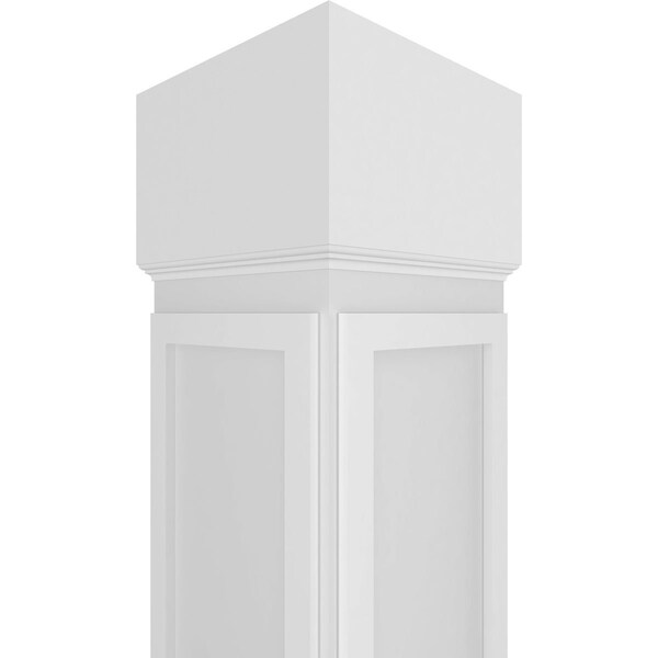 Ekena Millwork Craftsman Classic Square Non-Tapered X-Board Farmhouse Fretwork Column - CC0808ENXFHCSCS