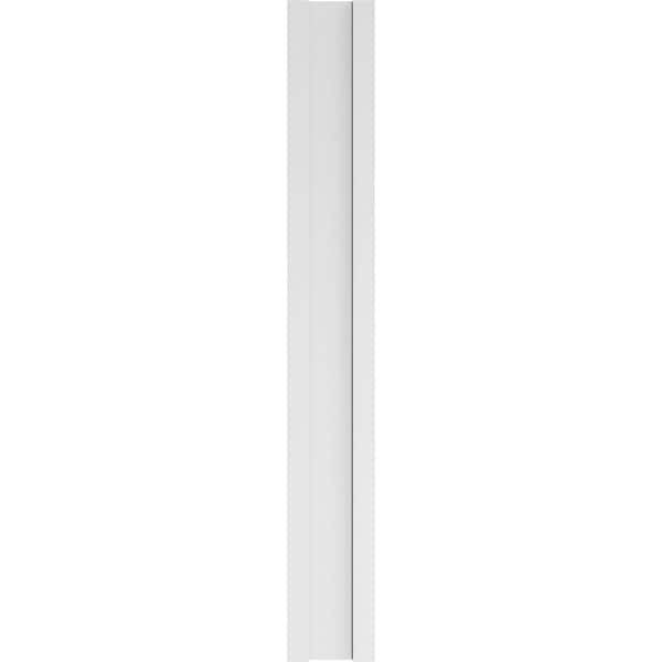 Ekena Millwork Fluted PVC Pilaster w/Decorative Capital & Base, 8"W x 60"H x 2"P - PILP08X060FL02-2