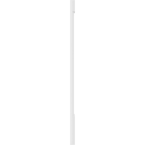 Ekena Millwork Two Equal Raised Panel PVC Pilaster w/Standard Capital & Base, 9"W x 60"H x 2"P - PILP09X060DRP01-2