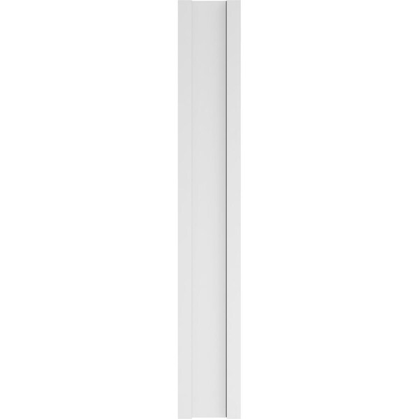 Ekena Millwork Two Equal Raised Panel PVC Pilaster w/Decorative Capital & Base, 9"W x 60"H x 2"P - PILP09X060DRP02-2