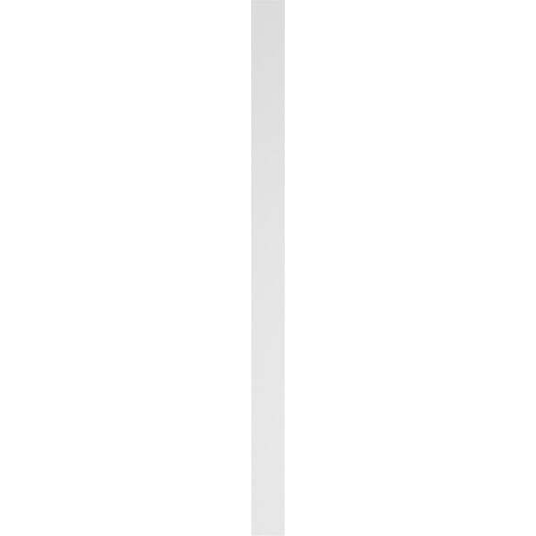 Ekena Millwork Two Equal Raised Panel PVC Pilaster w/Standard Capital & Base, 6"W x 96"H x 2"P - PILP06X096DRP01-2