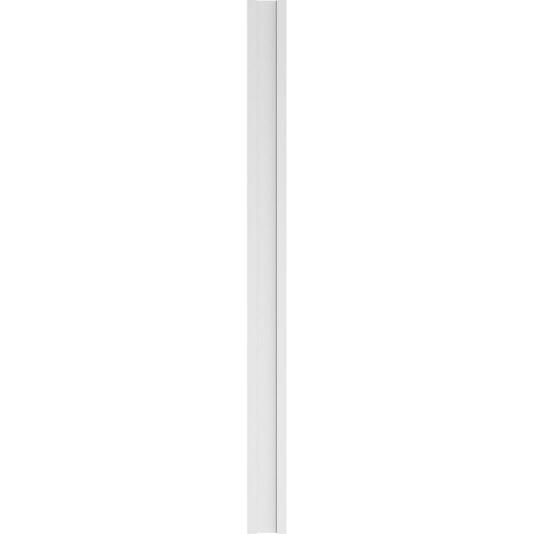 Ekena Millwork Plain PVC Pilaster w/Standard Capital & Base, 8"W x 108"H x 2"P - PILP08X108SM01-2