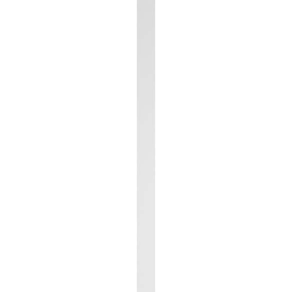 Ekena Millwork Plain PVC Pilaster w/Decorative Capital & Base, 6"W x 96"H x 2"P - PILP06X096SM02-2