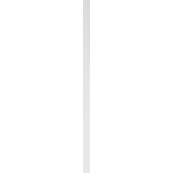 Ekena Millwork Plain PVC Pilaster w/Decorative Capital & Base, 4W x 102H x 2P, PR - PILP04X102SM02-2