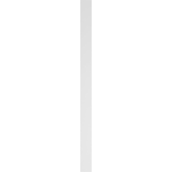 Ekena Millwork Plain PVC Pilaster w/Standard Capital & Base, 6"W x 90"H x 2"P - PILP06X090SM01-2