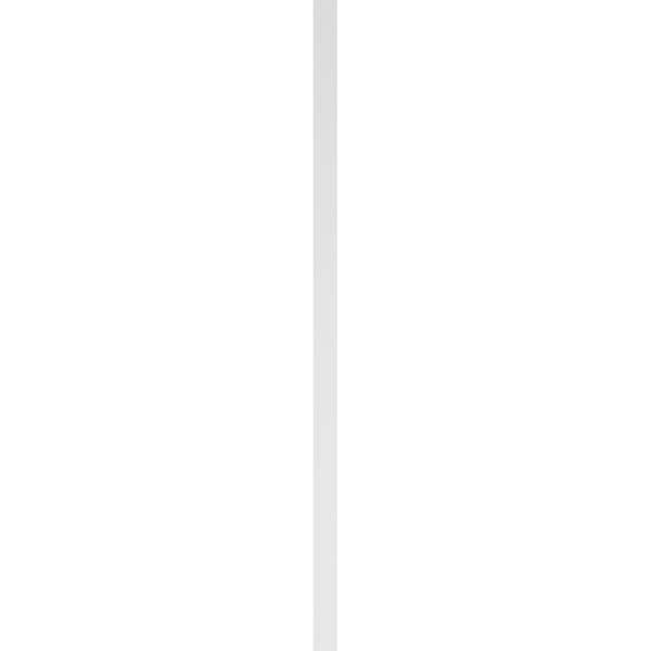 Ekena Millwork Raised Panel PVC Pilaster w/Decorative Capital & Base, 4"W x 108"H x 2"P - PILP04X108RP02-2