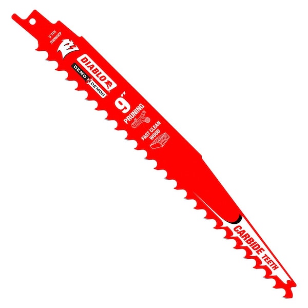 Diablo Carbide Tipped Pruning and Clean W, PK10, 10 PK - DS0903CP10