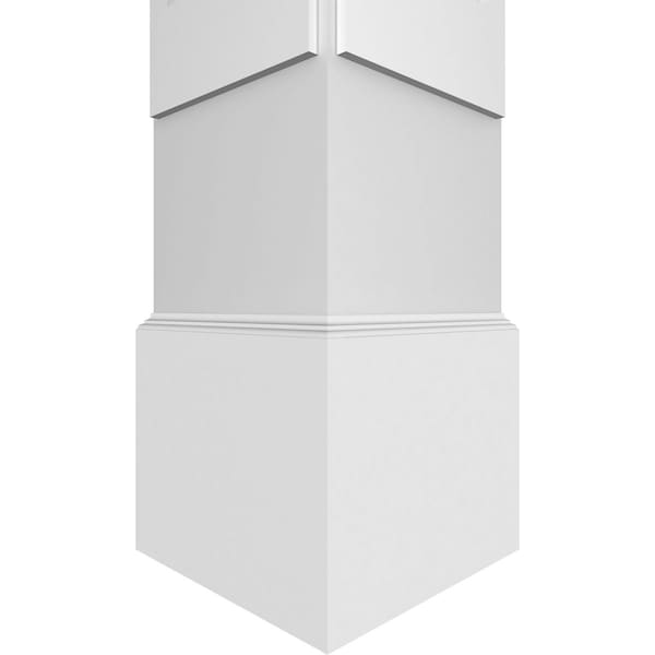 Ekena Millwork Craftsman Classic Square Non-Tapered San Miguel Mission Style Fretwork Column - CC0810ENSMDCSCS