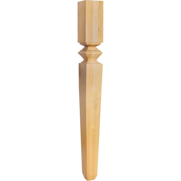 Hardware Resources 3-3/4" Wx3-3/4"Dx35-1/2"H Alder Diamond Tapered Post - P34ALD