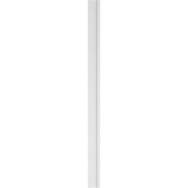 Ekena Millwork Fluted PVC Pilaster w/Standard Capital & Base, 8"W x 120"H x 2"P - PILP08X120FL01-2