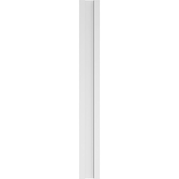 Ekena Millwork Two Equal Raised Panel PVC Pilaster w/Standard Capital & Base, 7"W x 60"H x 2"P - PILP07X060DRP01-2