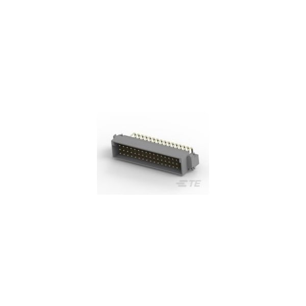 Placa de conectividad de TE, Conector Euro, 48 contactos, 3 filas, macho, ángulo recto, paso de 0.1 pulgadas, terminal de soldadura - 650916-5.