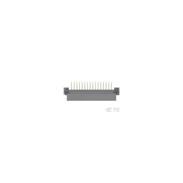 Placa de conectividad de TE, Conector Euro, 48 contactos, 3 filas, macho, ángulo recto, paso de 0.1 pulgadas, terminal de soldadura - 650916-5.