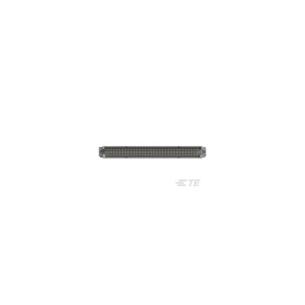 Conector Euro de tablero Te Connectivity, 96 contactos, 3 filas, macho, recto, paso de 0.1 pulgadas, terminal de soldadura - 5536019-5