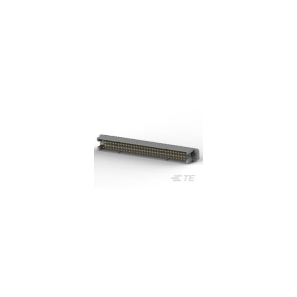 Conector Euro de tablero Te Connectivity, 96 contactos, 3 filas, macho, recto, paso de 0.1 pulgadas, terminal de soldadura - 5536019-5