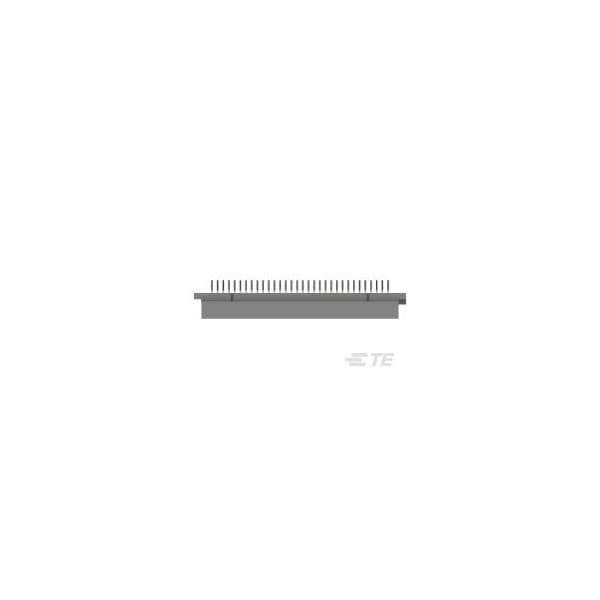 Conector Euro de tablero Te Connectivity, 96 contactos, 3 filas, macho, recto, paso de 0.1 pulgadas, terminal de soldadura - 5536019-5