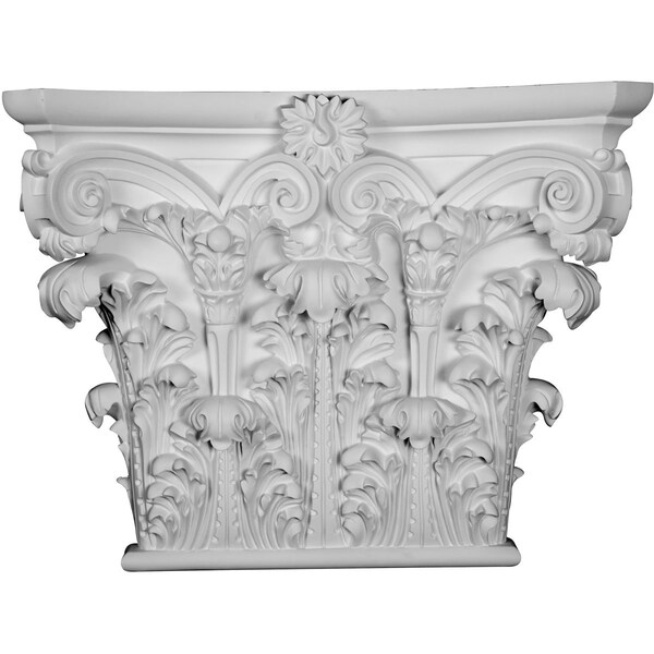 Ekena Millwork 29 3/4"W x 23 1/4"H x 8 1/4"P Corinthian Capital (Fits Pilasters up to 19 1/2"W x 2 1/2"D) - CAP23X20X05RC