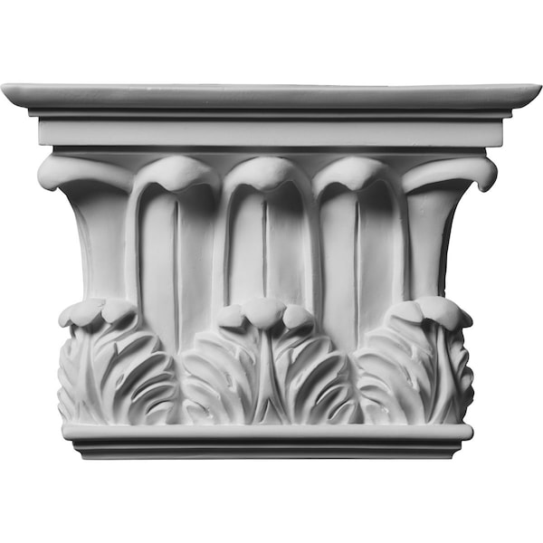 Ekena Millwork 10 3/4"W x 7 5/8"H x 2 3/4"P Temple of Winds Capital (Fits Pilasters up to 7 3/8"W x 1 1/8"D) - CAP11X08X03TW