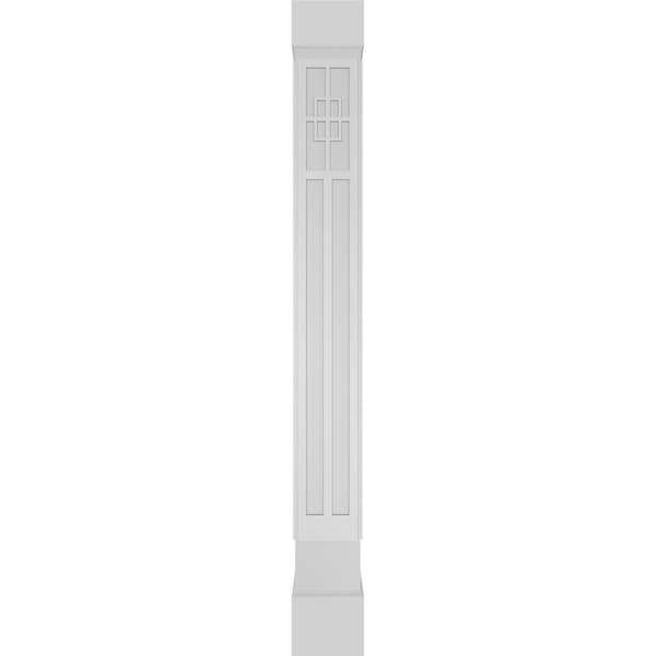 Ekena Millwork Craftsman Classic Square Non-Tapered San Antonio Mission Style Fretwork Column - CC1010ENSADCSCS