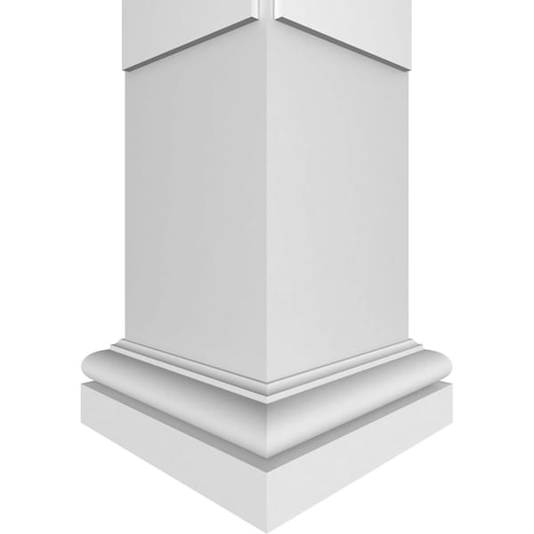 Ekena Millwork Craftsman Classic Square Non-Tapered San Antonio Mission Style Fretwork Column - CC1209ENSADTUTU