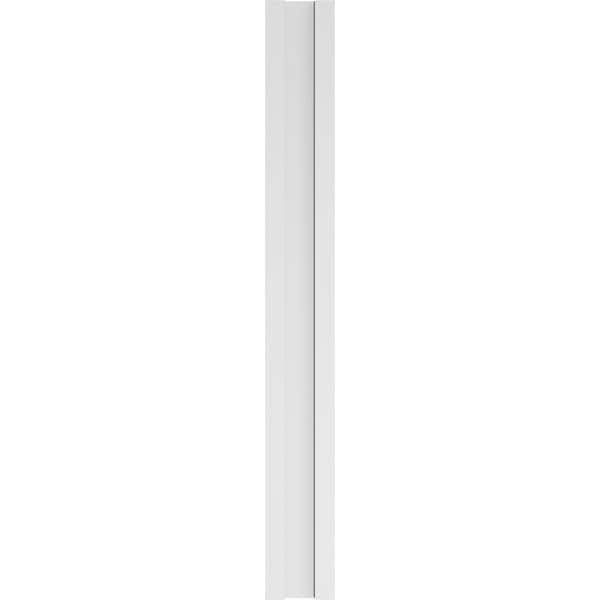 Ekena Millwork Plain PVC Pilaster w/Decorative Capital & Base, 7"W x 60"H x 2"P - PILP07X060SM02-2