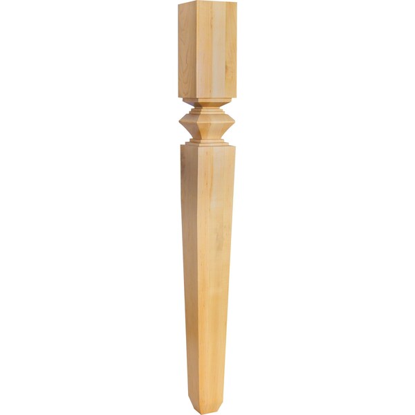 Hardware Resources 3-3/4" Wx3-3/4"Dx35-1/2"H Cherry Diamond Tapered Post - P34CH