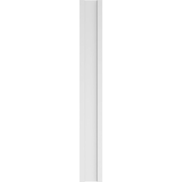 Ekena Millwork Flat Panel PVC Pilaster w/Decorative Capital & Base, 9"W x 72"H x 2"P - PILP09X072FP02-2