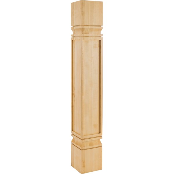 Hardware Resources 5" Wx5"Dx35-1/2"H Hard Maple Square Mission Post - PS-9-5-HMP