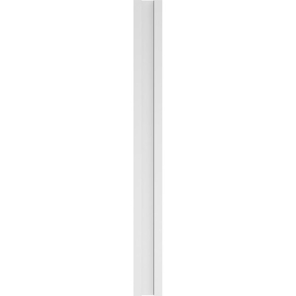 Ekena Millwork Two Equal Raised Panel PVC Pilaster w/Standard Capital & Base, 7"W x 72"H x 2"P - PILP07X072DRP01-2