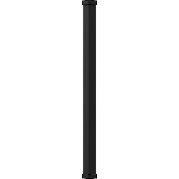 Ekena Millwork 6" x 9' Endura-Aluminum Craftsman Style Column Square Shaft (For Post Wrap Installation) Non-Tapered - EA0609INPSDCRCR