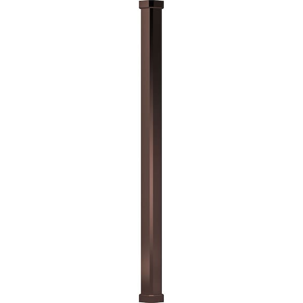 Ekena Millwork 6" x 10' Endura-Aluminum Craftsman Style Column, Square Shaft (Load-Bearing 20,000 lbs) Non-Tapered - EA0610ENPSBCRCR