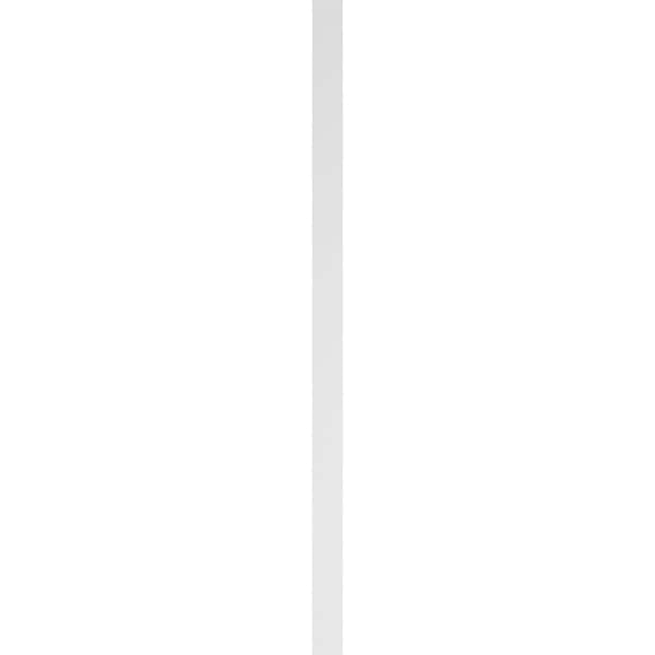 Ekena Millwork Fluted PVC Pilaster w/Standard Capital & Base, 5"W x 108"H x 2"P - PILP05X108FL01-2