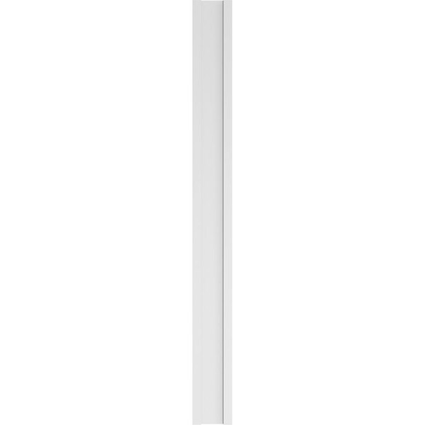 Ekena Millwork Flat Panel PVC Pilaster w/Decorative Capital & Base, 9"W x 96"H x 2"P - PILP09X096FP02-2