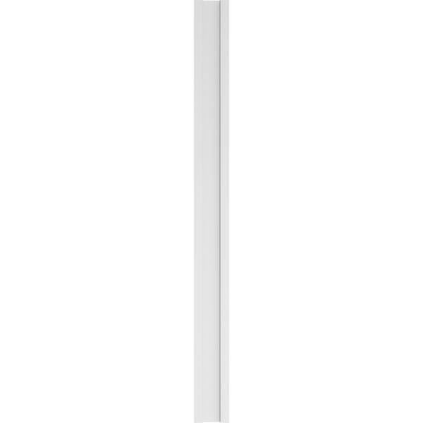 Ekena Millwork Plain PVC Pilaster w/Standard Capital & Base, 8"W x 96"H x 2"P - PILP08X096SM01-2