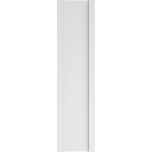 Ekena Millwork Raised Panel PVC Pilaster w/Standard Capital & Base, 12"W x 48"H x 2"P - PILP12X048RP01-2