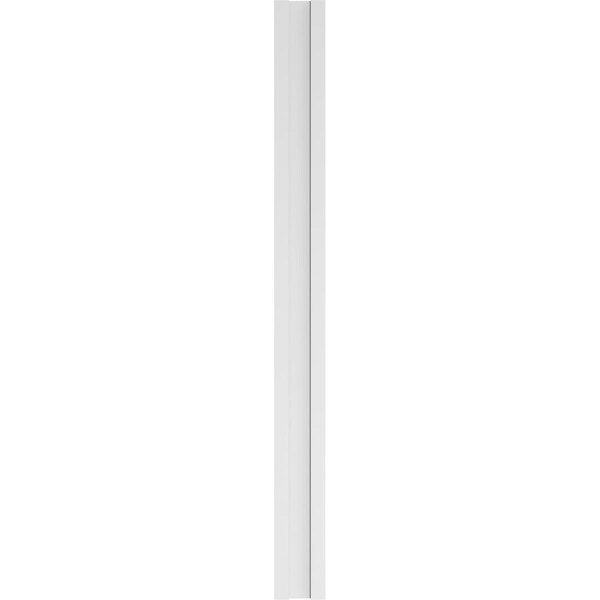 Ekena Millwork Two Equal Raised Panel PVC Pilaster w/Standard Capital & Base, 7"W x 82"H x 2"P - PILP07X082DRP01-2