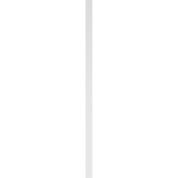 Ekena Millwork Raised Panel PVC Pilaster w/Decorative Capital & Base, 4"W x 102"H x 2"P - PILP04X102RP02-2